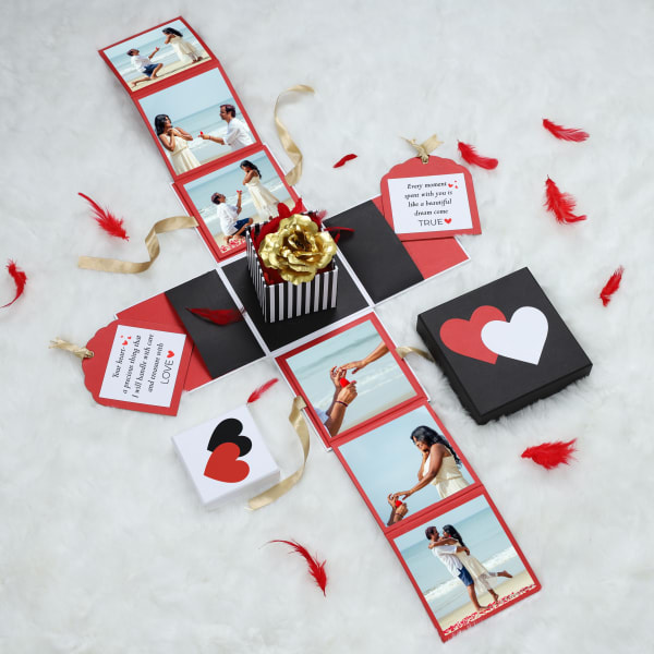 Propose Day Valentine Personalized Exploding Box
