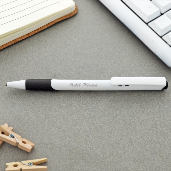 Proto Black Plastc Ball Pen - Customized With Name
