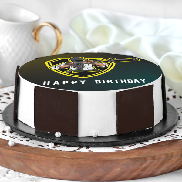 Order PUBG Birthday Cake Half Kg Online at Best Price 