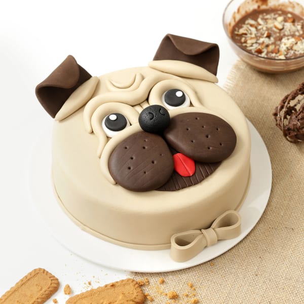 Pug Face Truffle Cake (2 Kg)