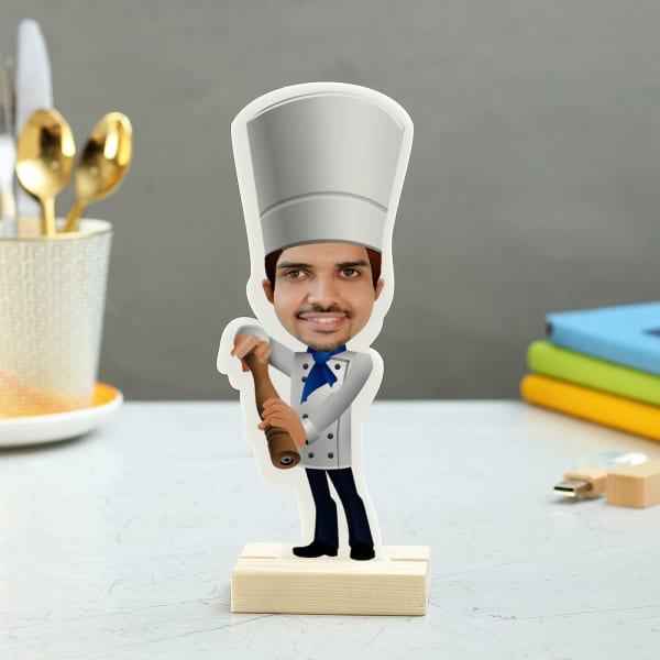Quirky Personalized Chef Caricature