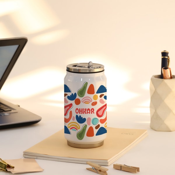 Quirky Stainless Steel Personalized Can
