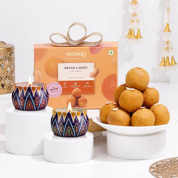 Radiant Diwali Glow And Sweet Treats Combo