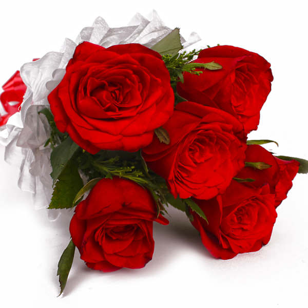 Radiant Red Roses Bouquet