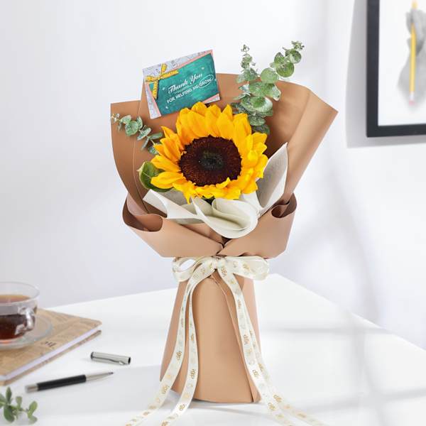 Radiant Sunflower Teacher's Day Bouquet