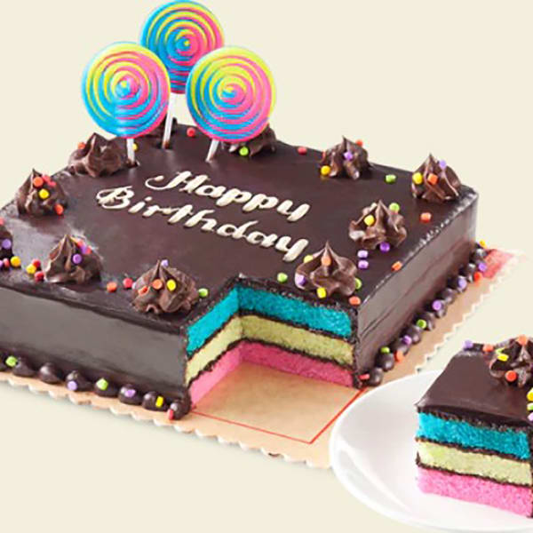 Rainbow Dedication Cake