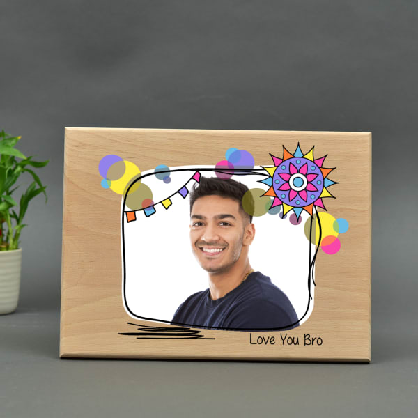 Rakhi Special Personalized Photo Frame for Brother