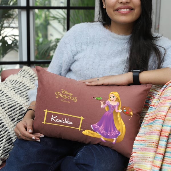 Rapunzel Personalized Cushion