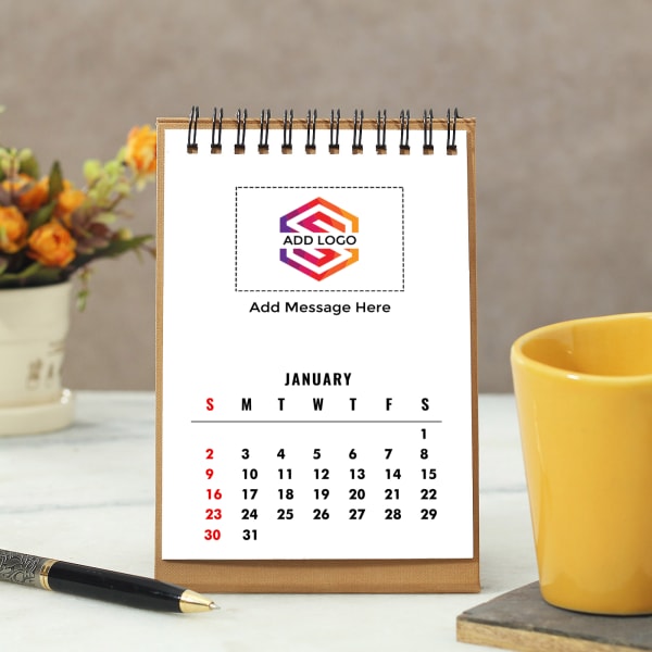 Rectangular Calendar - Customizable with Logo