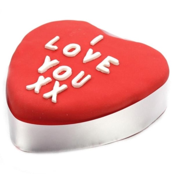 Red Heart 10 inches Cake