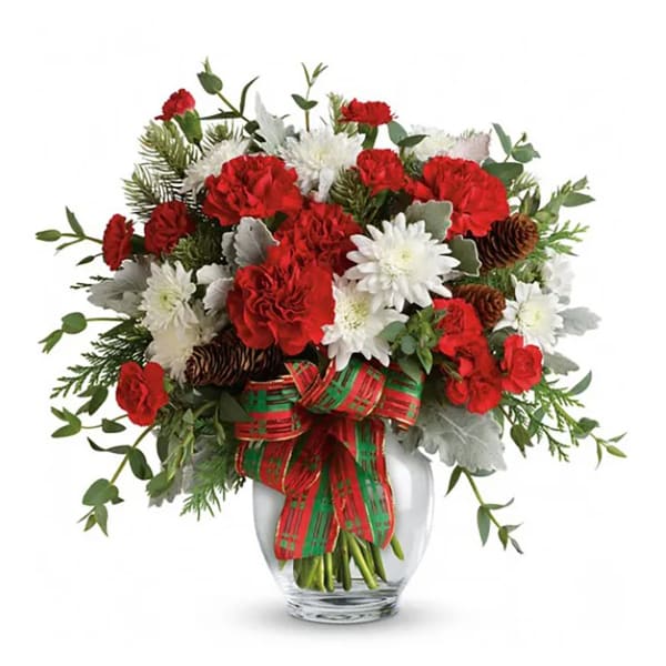 Red Holiday Joy Bouquet