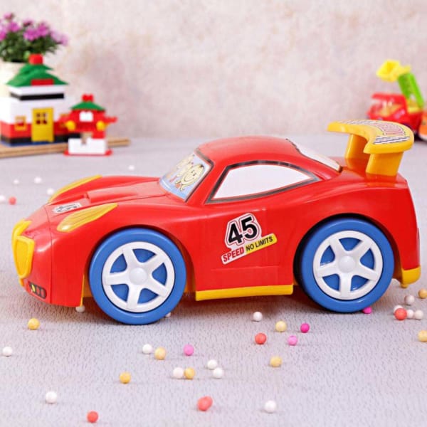 a red toy car