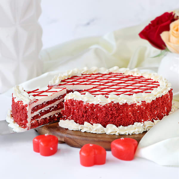 Order Red Velvet Cake Half Kg Online at Best Price, Free