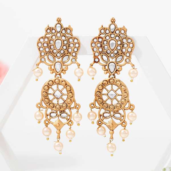 Regal Rajwadi Peacock Earrings