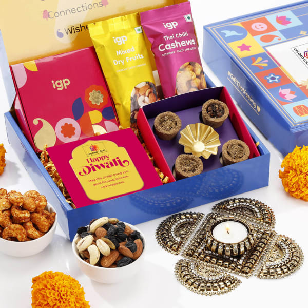 Resplendent Rangoli And Treats Diwali Hamper