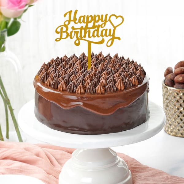 Rich Nutella Birthday Cake (Half Kg)