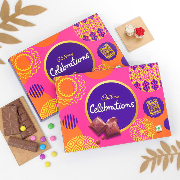 Roli Chawal With 2 Cadbury Celebrations Boxes