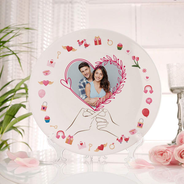 Romantic Personalized Ceramic Plate