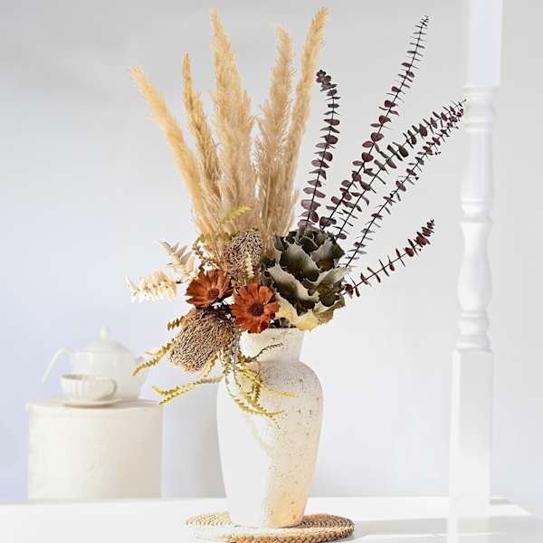 Rose Gold Grace Dry Flower Arrangement