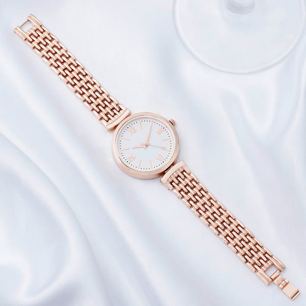 Buy/Send Rose Gold Watch for Women Online IGP JVS1303726