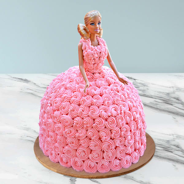 Rosette Barbie Cream Cake (2.5 Kg)