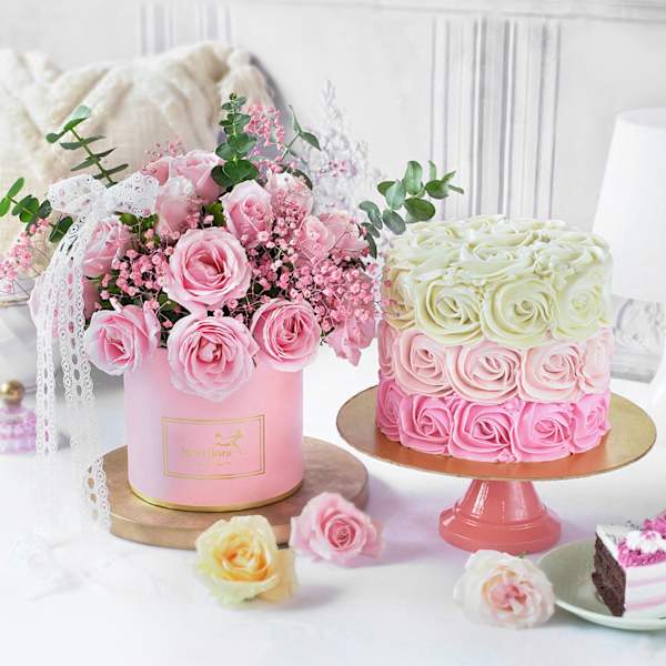 Rosy Indulgence Gift Combo
