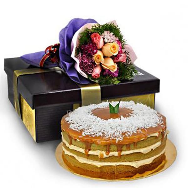 ROSY PANDAN GULA MELAKA BUTTERCREAM CAKE 9 inch