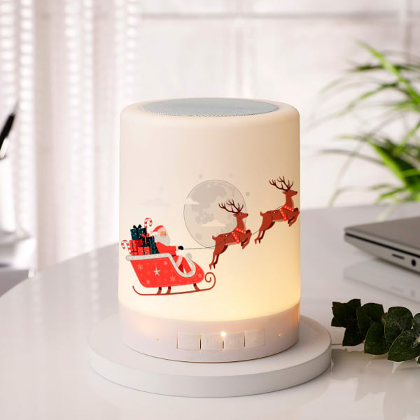 Santa N Sleigh Personalized Lamp Speaker