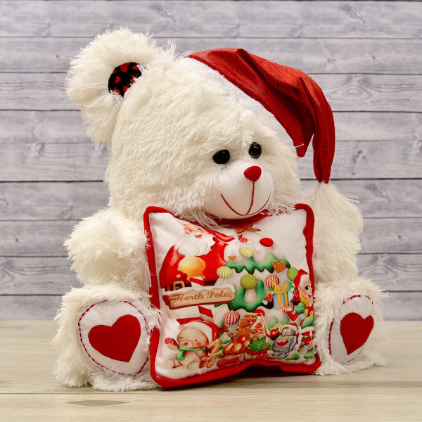 mini santa teddy