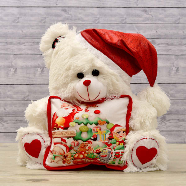 mini santa teddy