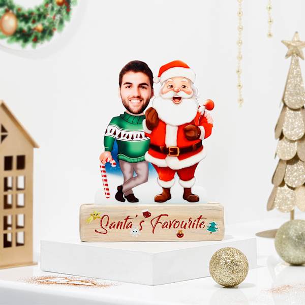 Santas Favourite Personalized Christmas Caricature