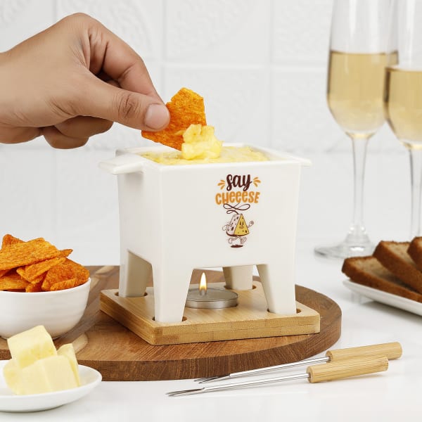 Say Cheese Personalized Fondue Set