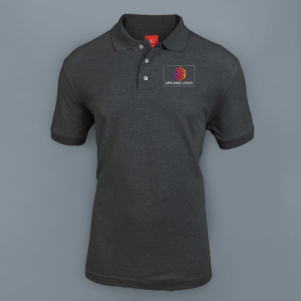 Scott Young Polo T-shirt for Men (Charcoal Grey)