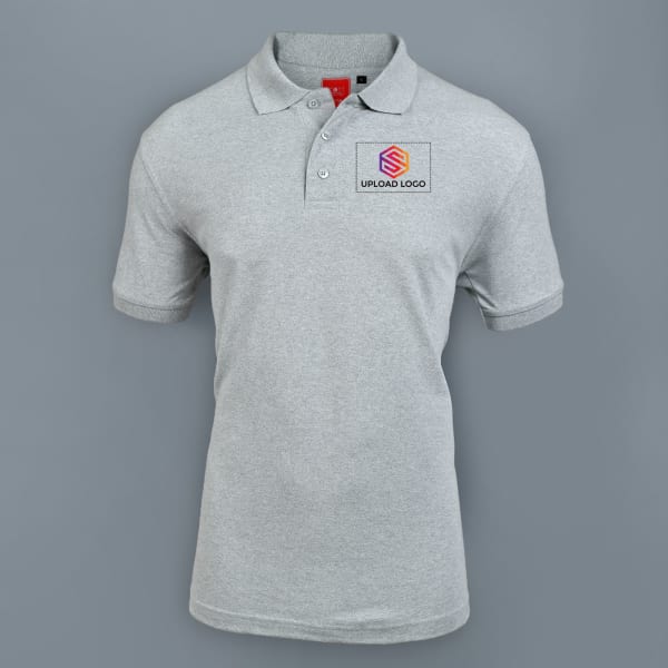 Scott Young Polo T-shirt for Men (Grey Melange)
