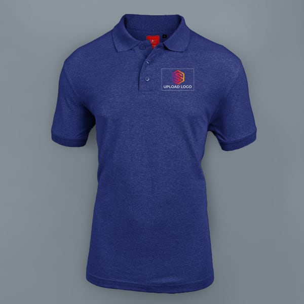Scott Young Polo T-shirt for Men (Navy Blue Melange)