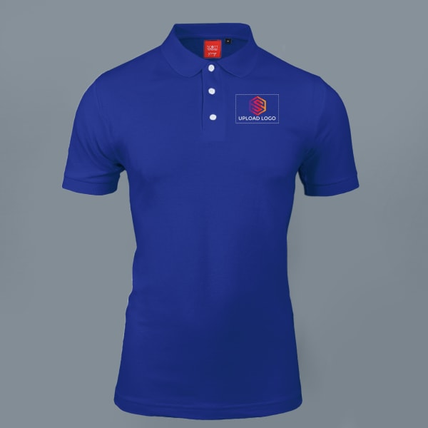 Scott Young Polo T-shirt for Men (Royal Blue)