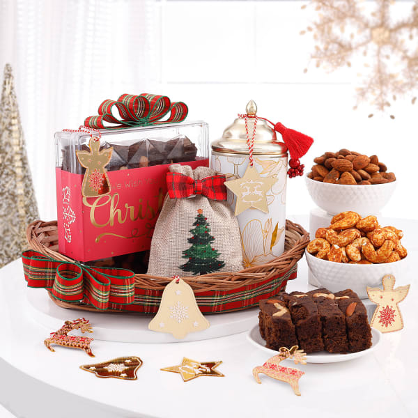 Season's Greetings Gift Basket