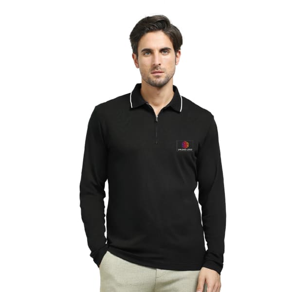 Selected HommeÂ SLHTHEO Figo Zip Long Sleeves T-shirt