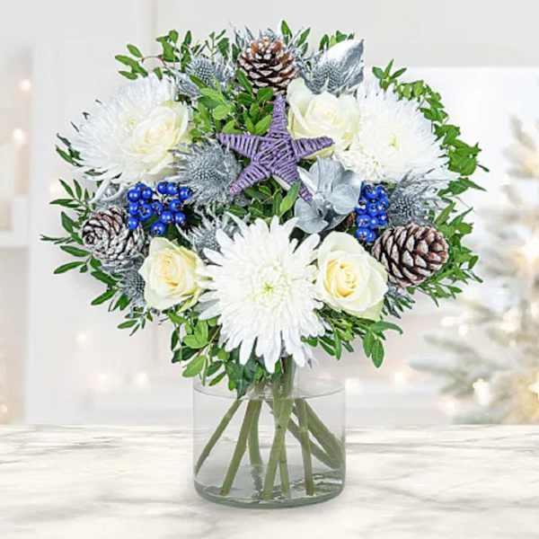 Serene Christmas Floral Arrangement