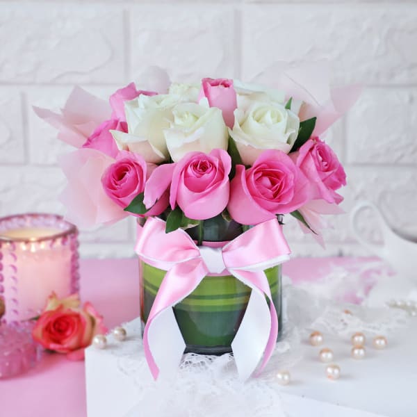 Serene Romance In Vase