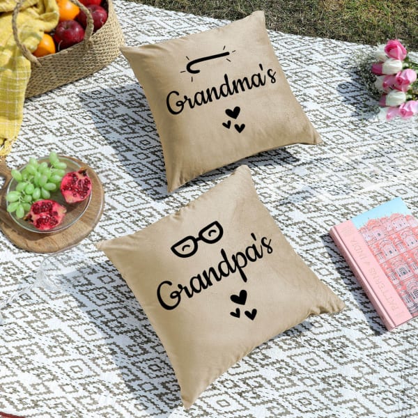 Set of 2 Cushions for Grandparents