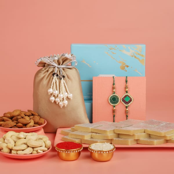 Set of 2 Festive Fun Rakhi Hamper