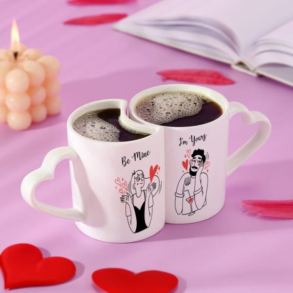 Set of 2 Personalized Romantic Mugs