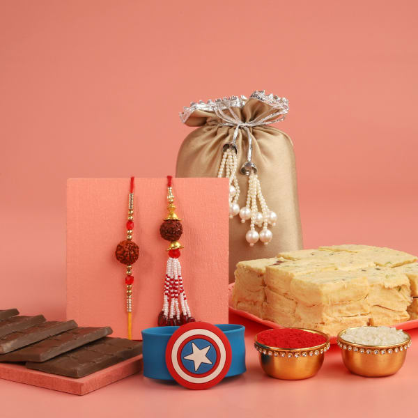 Set of 3 Family Blessings Rakhi Hamper