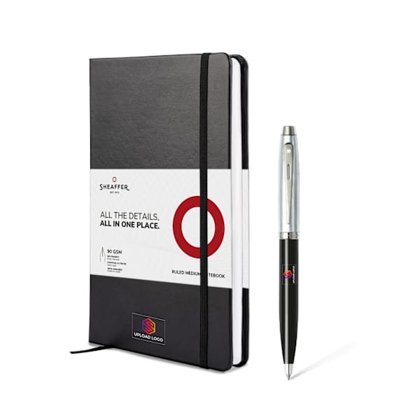 Sheaffer Ballpoint Pen And Medium Notebook Combo