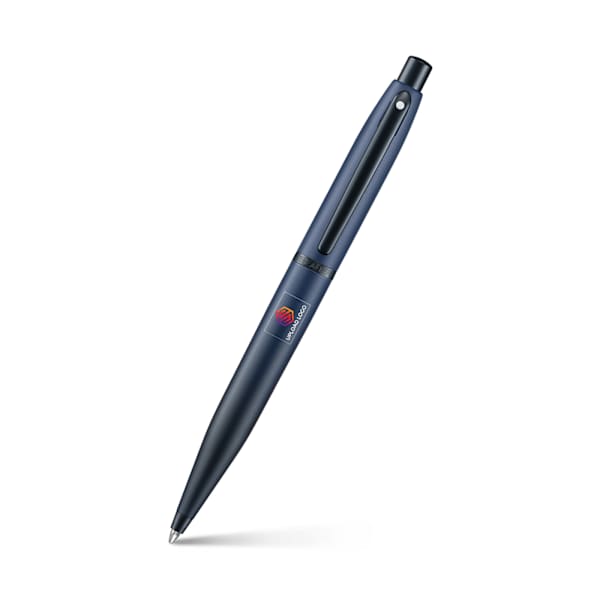 Sheaffer Ballpoint Pen With Matte Black Trims - Matte Blue