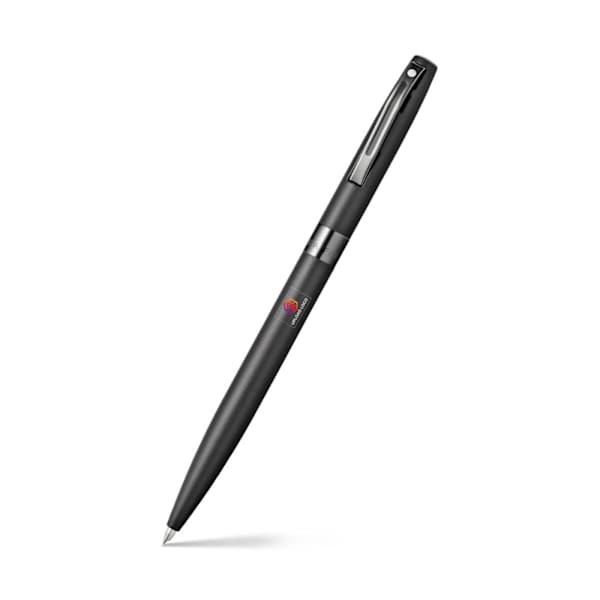 Sheaffer Matte Black Ballpoint Pen With Black Trim