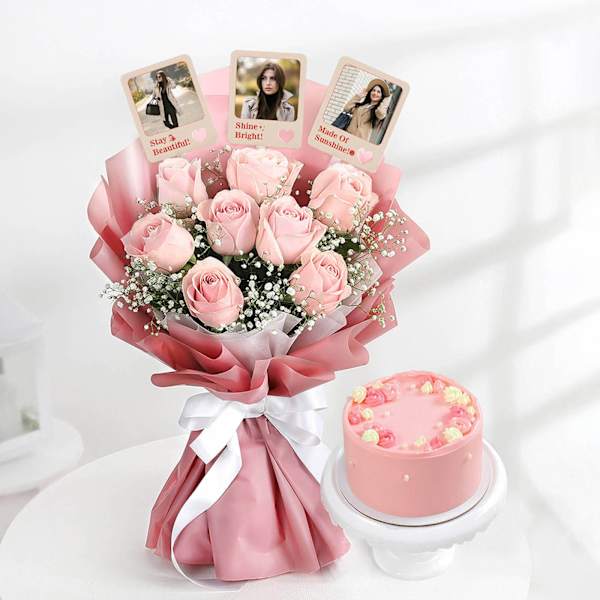 Shine Bright Personalized Emirati Women's Day Gift Combo