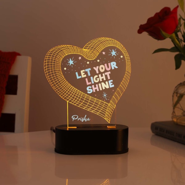 Shine Bright Personalized LED Lamp