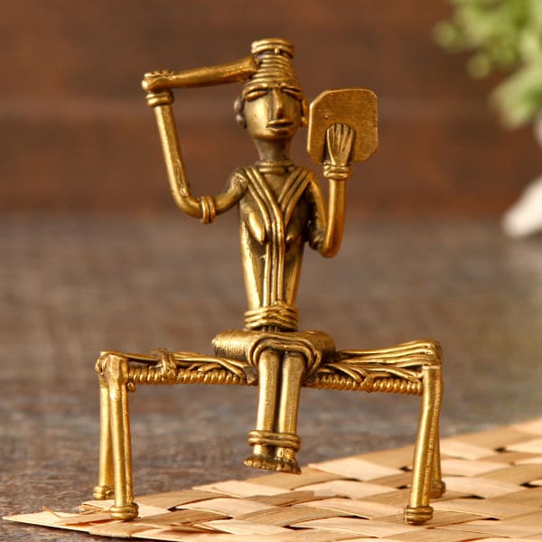 Shringaar Themed Antique Brass Showpiece: Gift/Send Home ...